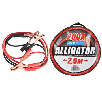 Провода для прикуривания CarLife Alligator 200А 2.5 м (BC622)